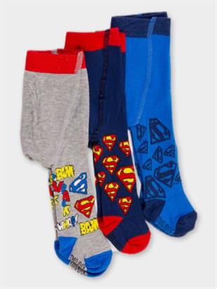 SM19161 SUPERMAN BEBE KÜLOTLU ÇORAP
